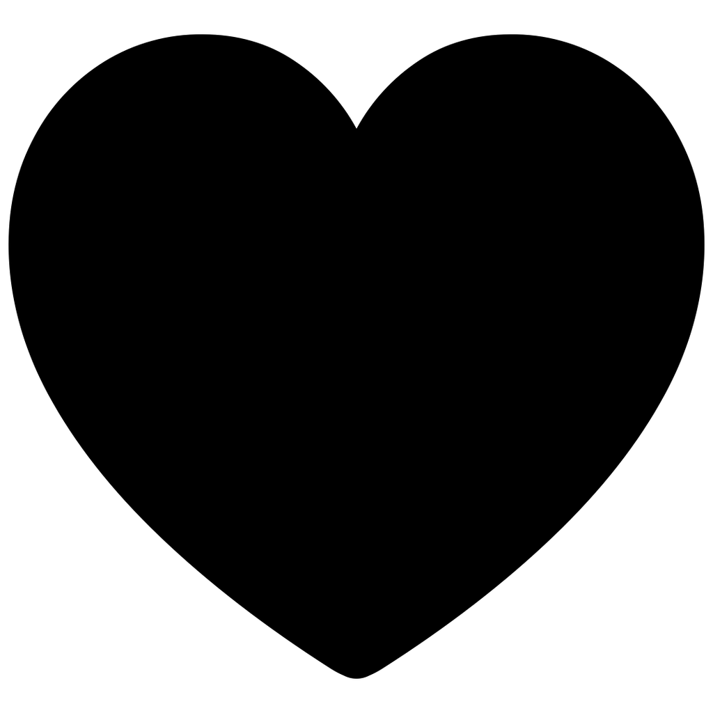 Herzsymbol, stilisiert dargestellt.