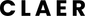 CLAER Logo in Schwarz auf transparentem Hintergrund.